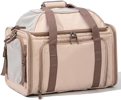 FUKUMARU Expandable Cat Carrier Large, Soft Pet Carrier Airline Approved