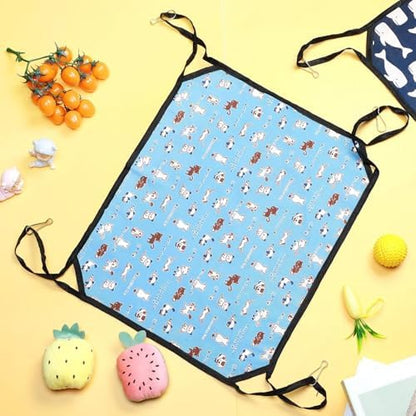 Shappy 5 Pcs Pet Hammock for Cage, Pet Hanging Bed Soft, Classical