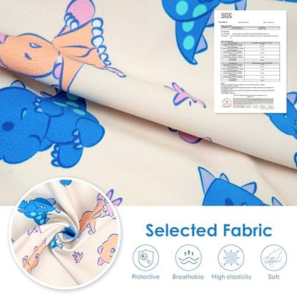 cyeollo Recovery Suit for Dogs Cats Surgery Suit Female Spay Soft Breathable Pet Onesie Bodysuit Male Dog Neuter, Small Dogs Surgical Recovery Shirt, Dinosaur, S