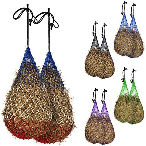 Majestic Ally Hay Net, Set of 2, Length - 54”, Holes 3"x3" for Horses