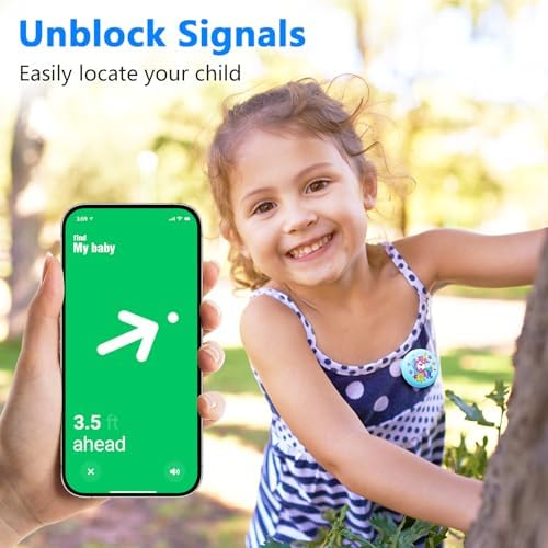 Waterproof for Airtag Holder for Kids - 4 Pack, Unicorn Air Tags Case with Invisible Pin for Clothes, Luggage, Shoes, Backpack | for Toddler, Elderly | Fully Hidden AirTag Tracker Case