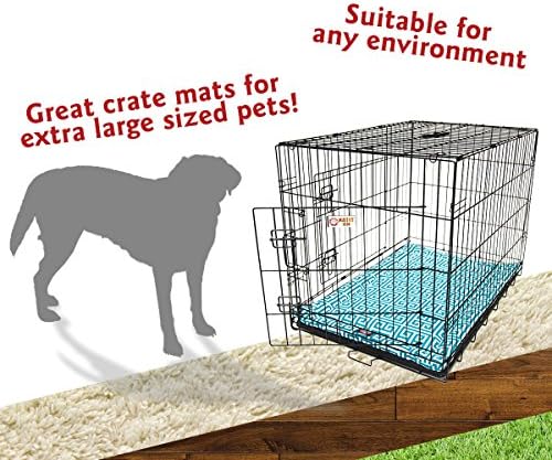 48" Towers Pacific Blue Crate Dog Bed Mat By Majestic Pet Products