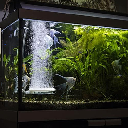 Upettools 4inch Nano Aquarium Air Stone Kit, Bubble Diffuser