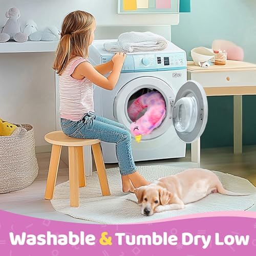 BurgeonNest Small Dog Calming Pillow for Dogs and Cats, Pink M