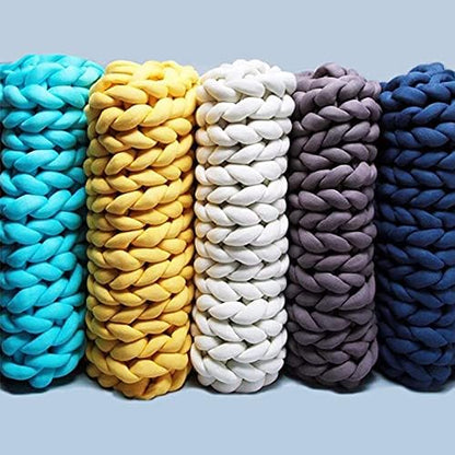 Casaphoria Chunky Yarn for Hand & Arm Knitting, Super Soft Giant Yarn Blanket for Pets & Pillows (Beige, 3Lbs)