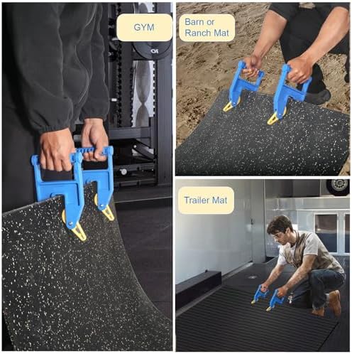 Feroca Heavy Duty Stall Mat Gripper, Pair of 2