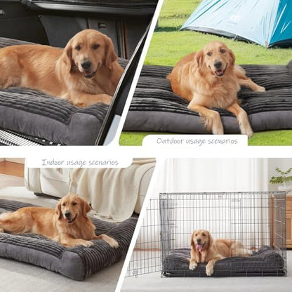 Dog Beds for Small,Medium Dogs Breeds,Sofa Dog Bed with Pillow for Crate Kennel, Super Soft Pet Bed for Support Bolster, Comfortable Pet Couch Bed & Non-Slip Bottom