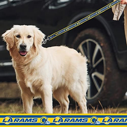 NEW & Improved Pets First NFL Los Angeles Rams Licensed PET Collar, X-Large - Heavy-Duty, Strong, and Durable NEW Dog Collar. Available in 32 Football Teams and 4 Sizes