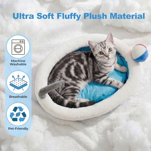 Bathtub Cat Bed, Calming Small Dog Bed 22in