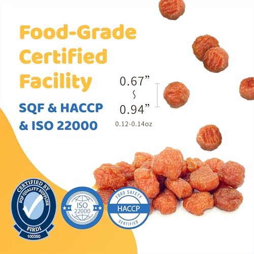 iPaw Turkey Tots Dog Treat, SQF-Certified Production Process,Training Treat
