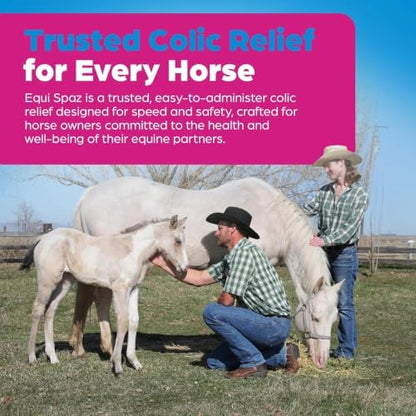 Fast Acting Horse Colic Relief – 15 Minute Natural Gas & Spasmodic Support – Oral Equine Digestive Comfort Syringe – Safe for Pregnant Mares – Essential Barn First Aid