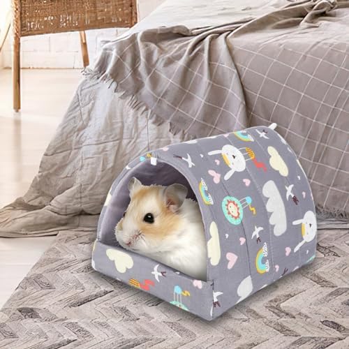 UPINS 2 Pack Guinea Pig Hideout,Guinea Pig Bed