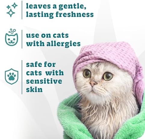 Espree Hypoallergenic Cat Shampoo & Conditioner, Sensitive Skin, 12oz