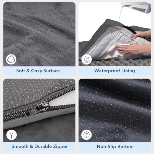Washable Dog Bed Orthopedic Waterproof for Medium Sized Dogs