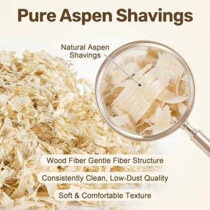Sukh 31 OZ Chicken Coop Bedding - Aspen Shavings Small Animal Bedding