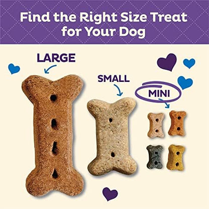 Old Mother Hubbard Wellness Classic Original Mix Dog Biscuits, Natural Training Treats, 4 Flavors, Mini Size, 20 oz Bag (Pack of 2)