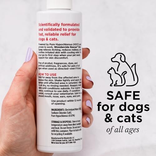 Wondercide Rescue - Skin Spray for Dogs and Cats - 8.5 oz