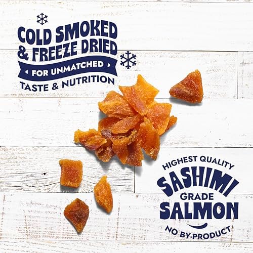 Finfare Freeze Dried Salmon Meal Topper for Dogs, 2oz Crumbles