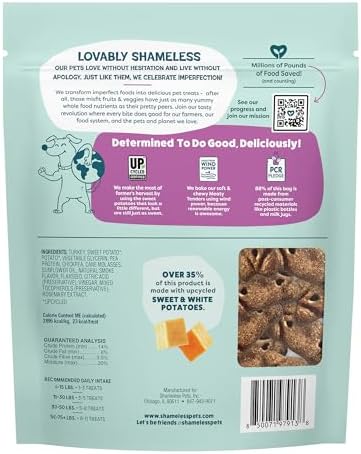 Shameless Pets Talk'n Turkey Meaty Tenders, Soft Dog Treats, 1.5lb