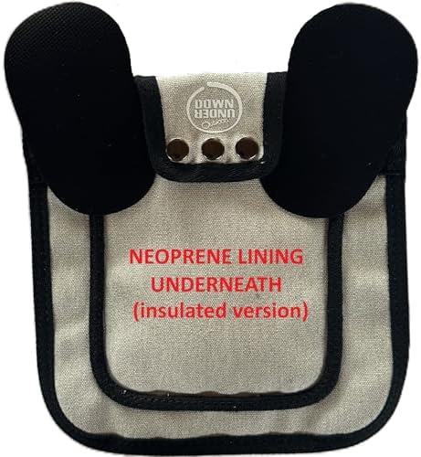 DOWN UNDER OUTDOORS 2 Medium-Large Chicken Saddles (Insulated Light Gray)