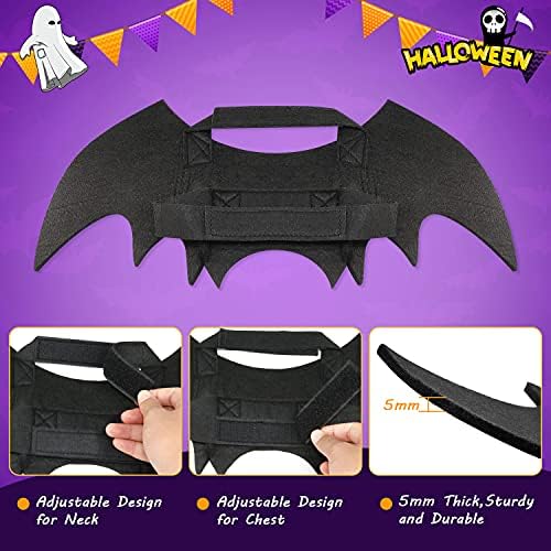 Rypet Dog Bat Costume, Cat Bat Wings Halloween Pet Costume Cosplay Party S