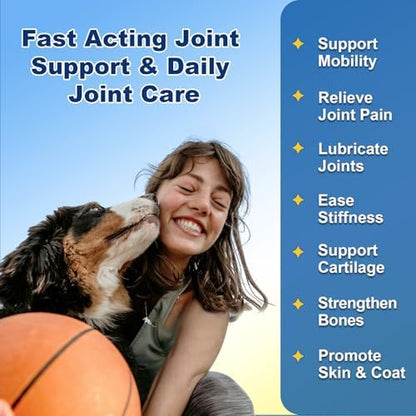 Glucosamine for Dogs, Joint Supplement, Freeze Dried, 120 Chews