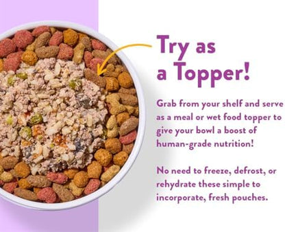 Portland Pet Food Company Fresh, Human Grade Dog Food Topper & Meal 12 Pack