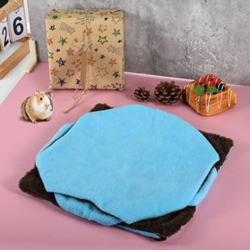 3 Tier Ferret Rat Hammock, Guinea Pig Cage Accessories, Cute Blue