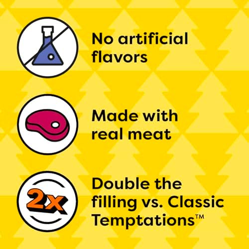 Temptations Tender Fills Adult Cat Treats, Festive Feast Flavor, 11.6 oz