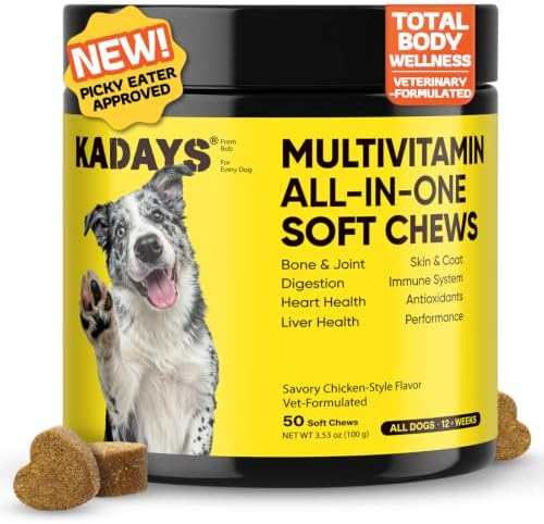 Dog Vitamins and Supplements - Comprehensive Dog Multivitamin Soft Chews