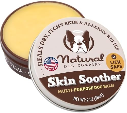 Natural Dog Company Skin Soother Dog Balm, 2 oz Tin