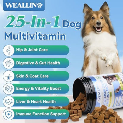Dog Vitamins and Supplements with Glucosamine Probiotics 200ct Chicken