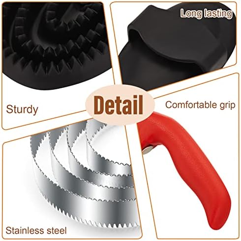 Chengu 2 pcs Reversible Stainless Steel Curry Comb with Rubber Curry, Black