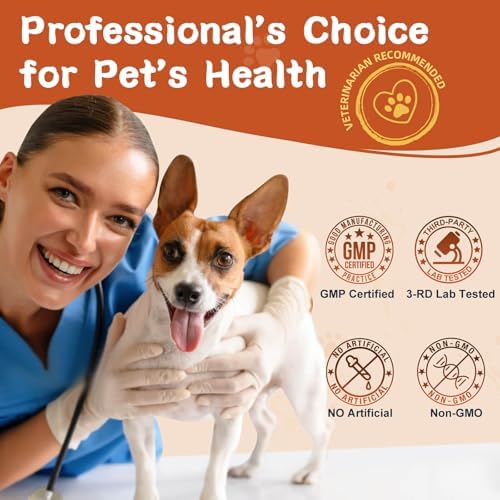 ZEBORA Probiotics for Dogs, Digestive & Itch Relief, 120 Soft Chews