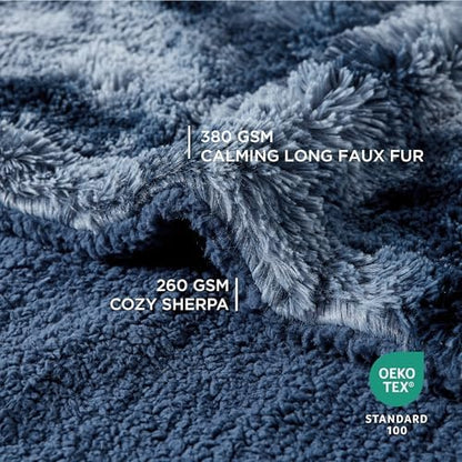 Bedsure Waterproof Dog Blanket for Small Dogs Cats Fluffy Faux Fur, 30x40