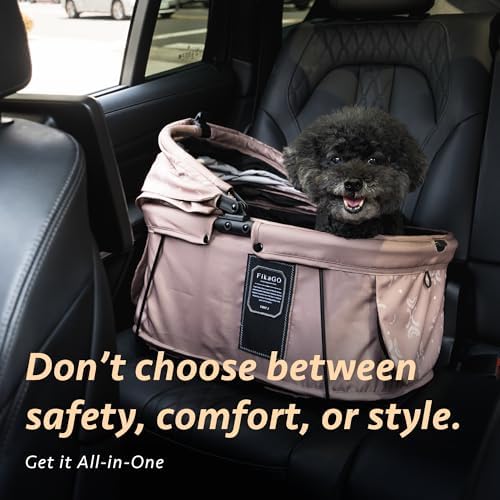 Sway2 Pet Car Seat and Carrier, 2-in-1 Booster Seat for Small Dogs and Cats