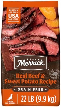 Merrick Premium Grain Free Dry Adult Dog Food, 22 lb Bag