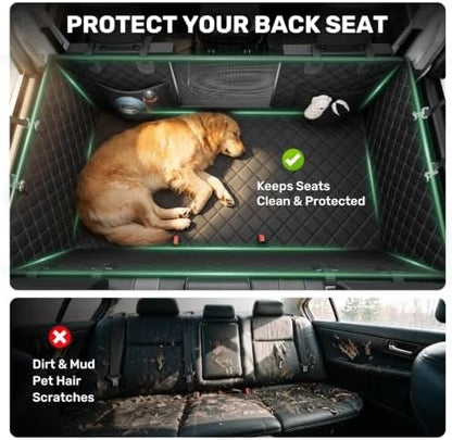 Zanch Hard Bottom Dog Seat Cover for Trucks, 25" L Back Seat Extender