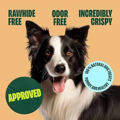 Pig Ear Strips Dog Treats, Breathtaking Maple Syrup Flavor, 100% Natural, Fully Digestible, Rich in Protein & Omega Fatty Acids, Rawhide Free, Odor Free, Incredibly Crispy. (8 Oz)