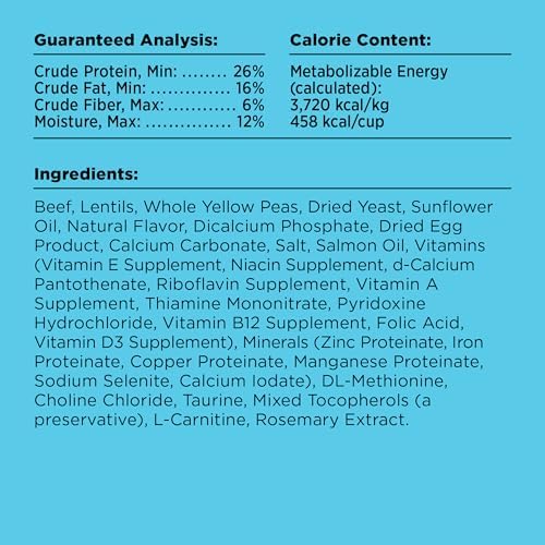 BIXBI Liberty Grain-Free Dry Dog Food, Beef Recipe – Fresh Meat, High Protein, No Meat Meals – USA Made, 4 lbs