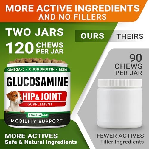 Advanced Glucosamine for Dogs, Chondroitin & MSM Hip Joint Supplement Chews