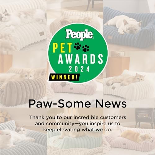 Bedsure ComfyFleece™ Shown on TV Fluffy Cat Couch for Pets,24in Blue Indigo