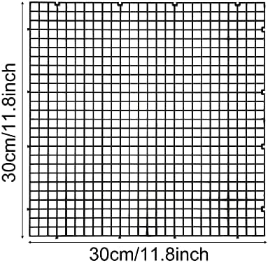 Aquarium Fish Tank Bottom Isolation 4 Pcs, Plastic Egg Crate Grid Divider