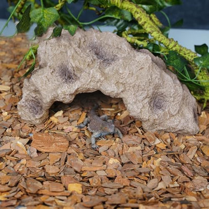 Reptile Hides Rock Reptile Cave Hideout Terrarium - Medium