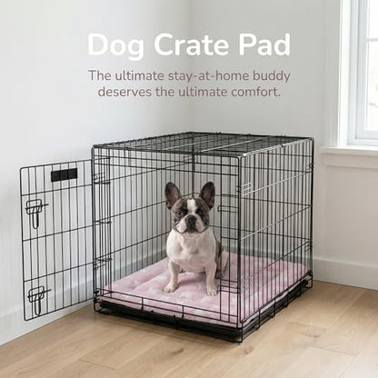 Dog Bed Mat - Soft Crate Pad for Kennel, Durable Pet Bed for Small Dogs & Cats - Comfort Support for Pet Crate, Cage, House