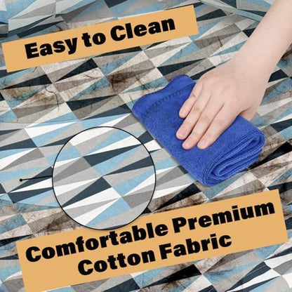 Elevated Dog Bed with Bolster, Raised Cooling Orthopedic Dogs Cot Small