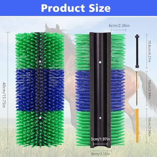 Livestock Scratching Brush for Horse Goat Cattle Cow Sheep Pig