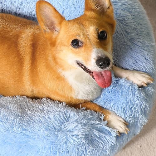 Western Home Calming Donut Small Dog Cat Bed Washable Puppy Bed,24"