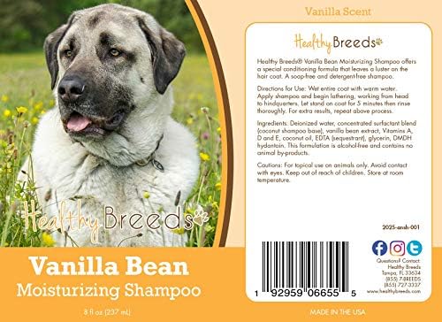 Healthy Breeds Anatolian Shepherd Dog Vanilla Bean Moisturizing Shampoo 8 oz