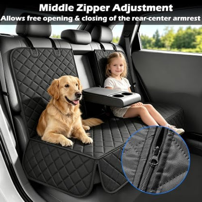 Dog Back Seat and Door Cover, Dog Covers for Cars Back Seat